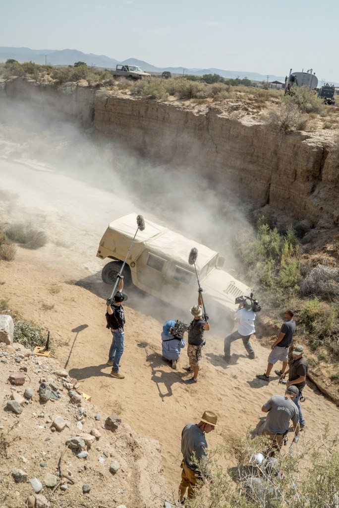 Albuquerque doubles for Afghanistan in NBC/Universal’s production of The Brave in 2017. Photograph by Lewis Jacobs.