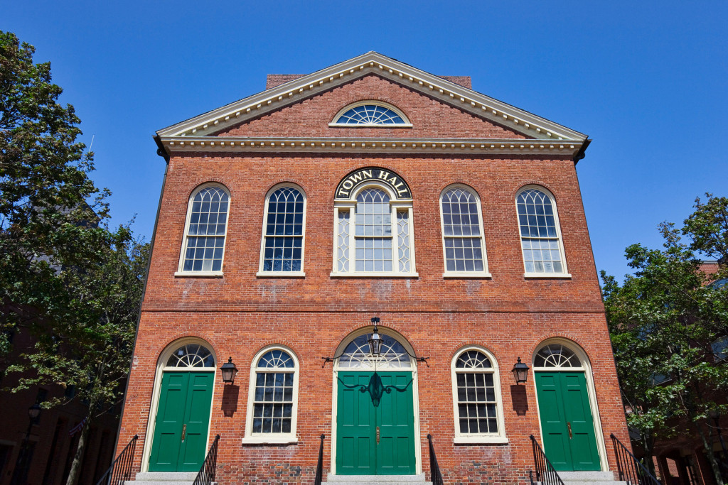 Old Town Hall, Salem, Massachusetts, USA. Image by Garry Black/Getty Images